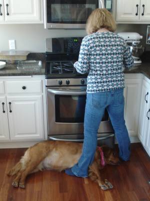 Cadence Loves to Help Prepare Meals!
